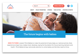 Think Babies website